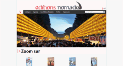 Desktop Screenshot of editionsnomades.com